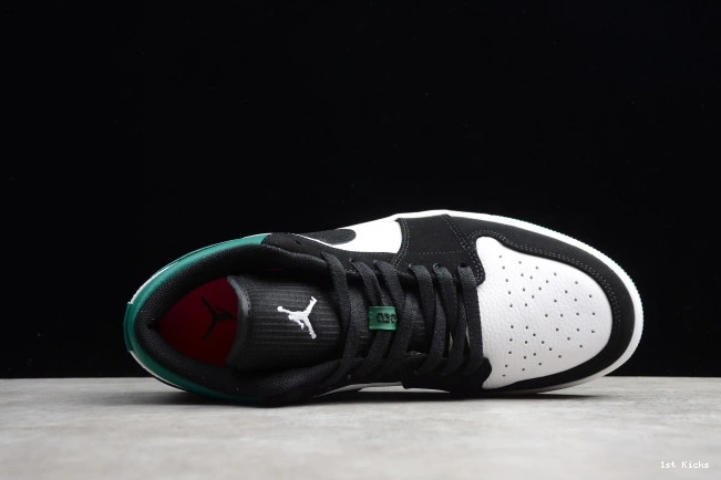 1st Kicks Shoes Air Black Jordan Mystic 1 553558-113 Green White Low 0629